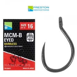 Αγκίστρια χωρίς αρπάδι Preston MCM-B Eyed Barbless