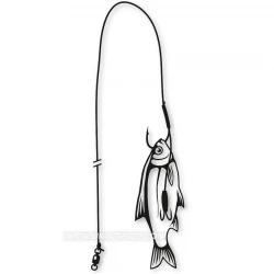 Αρματωσιές Black Cat Bouy and Boat Ghost Double Hook Rig - 100κιλά