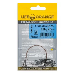Αρματωσιές Life Orange Steel Leader 7х7