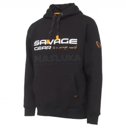 Φούτερ για ψάρεμα SG Cosmo Hoodie - Μαύρο