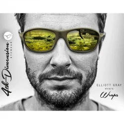 Γυαλιά Ηλίου Korda Wraps - Matt Green - Yellow