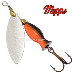 Τεχνητό Mepps Aglia Long Heavy Black/Orange Silver