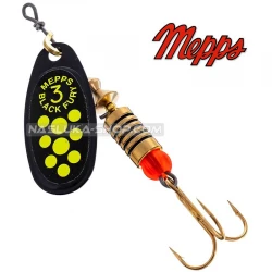 Τεχνητό Mepps Black Fury N-Chartreuse Dots