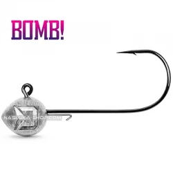 Μολυβοκεφαλές Delphin Bomb Jig Head with Holder - 5 τμχ