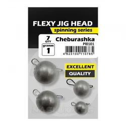 Στρογγυλές μολυβοκεφαλές Life Orange Flexy Jig Head