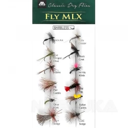 Σετ τεχνητών μυγών Mikado Fly Mix Classic Dry Flies - 12τμχ