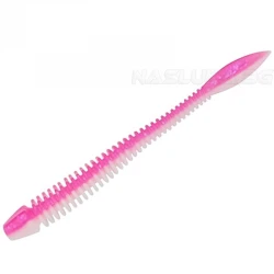 Τεχνητό Σιλικόνης Berkley Powerbait Flail Garlic 5εκ - 12 τμχ - χρώμα Pink/White