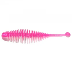 Τεχνητό Σιλικόνης Berkley Powerbait Naiad Garlic 5εκ - 10 τμχ - χρώμα Pink/White
