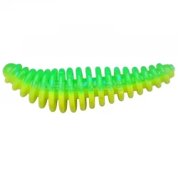 Τεχνητό Σιλικόνης Berkley Powerbait Pupa Garlic 3.5εκ - 10 τμχ - χρώμα Spring Green/Sunshine Yellow