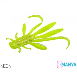 Νύμφες σιλικόνης Delphin Manya UVs 10.5 εκ - UV Neon - 5 τμχ