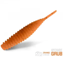 Τεχνητά Σιλικόνης Delphin Stinx Grub 4εκ - 20 τμχ - Orange Cheese
