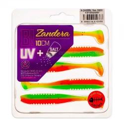 Τεχνητά Σιλικόνης Delphin Zandera UVs - 5 τμχ - χρώμα Disco