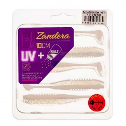 Τεχνητά Σιλικόνης Delphin Zandera UVs - 5 τμχ - χρώμα Yeti