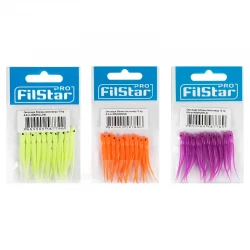 Χταπόδια Σιλικόνης FilStar Shirasu 4.4εκ - 10 τμχ-  Purple
