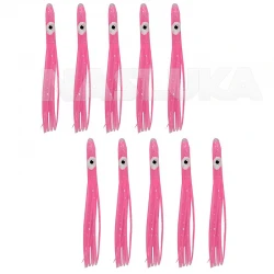 Χταπόδια Σιλικόνης FilStar Shirasu - Pale Pink Glitter - 10 τμχ