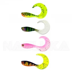 Σετ Τεχνητά Σιλικόνης Fox Rage Micro Grub Tail UV 4εκ - Mixed - 8 τμχ