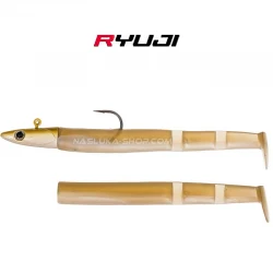 Τεχνητό Σιλικόνης με Κεφαλή  Ryuji Maxfish 2+1 - χρώμα Khaki
