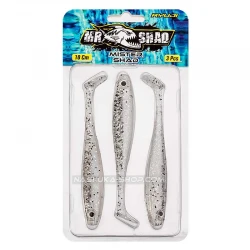 Τεχνητά Σιλικόνης Ryuji Mister Shad 10 εκ - 3 τμχ - χρώμα Browny