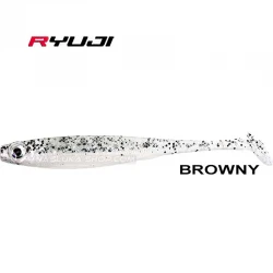 Τεχνητά Σιλικόνης Ryuji Mister Shad 10 εκ - 3 τμχ - χρώμα Browny