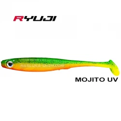 Τεχνητά Σιλικόνης Ryuji Mister Shad 10 εκ - 3 τμχ - χρώμα Mojito UV