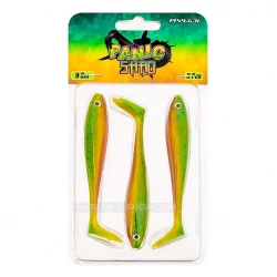 Shads Σιλικόνης Ryuji Panic Shad 9 εκ- 3 τμχ. - χρώμα Mojito UV