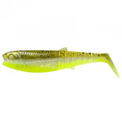 Τεχνητό Σιλικόνης Savage Gear Cannibal Shad - Green Pearl Yellow