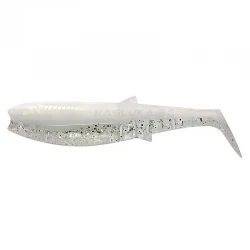 Τεχνητό Σιλικόνης Savage Gear Cannibal Shad - White Flash