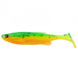 Τεχνητό Σιλικόνης Savage Gear Fat Minnow T-Tail 10.5 εκ - Firecracker