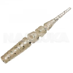 Τεχνητό Σιλικόνης Sea Buzz Chilly Worm 4.2εκ - 5 τμχ - χρώμα White Glitter