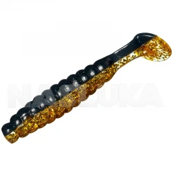 Τεχνητό Σιλικόνης Sea Buzz Paddle Worm 4.5εκ - 5 τμχ - χρώμα Black - Lime