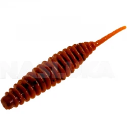 Σετ 5 τμχ Τεχνητά Σιλικόνης Sea Buzz Prickly Worm 3.8εκ - χρώμα Dark Worm