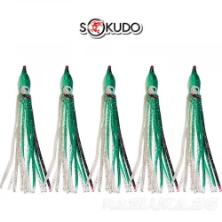 Χταποδάκια σιλικόνης Sokudo - χρώμα Green Pearl
