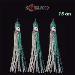 Χταποδάκια σιλικόνης Sokudo - χρώμα Green Pearl