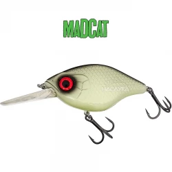 Τεχνητό Wobbler Madcat Tight-S Deep - χρώμα Glow In The Dark