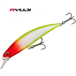 Τεχνητό βυθιζόμενο Ryuji Real Jerk - 9.5εκ 16γρ - Χρώμα Chart Glow