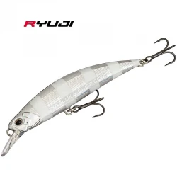 Τεχνητό βυθιζόμενο Ryuji Real Jerk - 9.5εκ 16γρ - Χρώμα Zebra Glow
