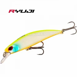 Βυθιζόμενο Τεχνητό Ryuji S-70 - 7εκ 9γρ - Χρώμα Lemon Back UV