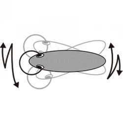 Wobbler Yo-Zuri 3DS Flat Crank 55F - 5.5εκ - 7.5γρ - Χρώμα TSH