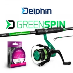 Σετ Ψαρέματος Delphin GreenSpin 1.80μ