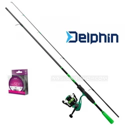 Σετ Ψαρέματος Delphin GreenSpin 1.80μ