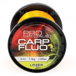 Πετονιά για ψάρεμα κυπρίνου Pro Specialist Carp Fluo - 1200μ