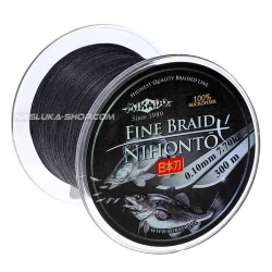 Νήμα Mikado Nihonto 4x Fine Braid - 300μ - Black