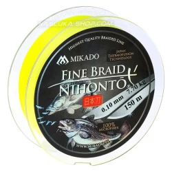 Νήμα Mikado Nihonto 4x Fine Braid - 150μ - Fluo Yellow