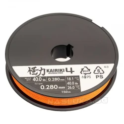 Νήμα Shimano Kairiki 4 Hi Vis Orange - 150μ