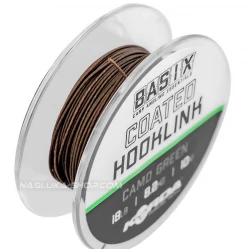 Νήμα με επίστρωση Korda Basix Coated Hooklink - Camo Green