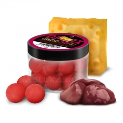 Πλωτές Μπάλες Ψάρεμα Κυπρίνου Delphin Breax Pop-Up 16χλστ - Cheese Liver