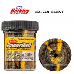 Πάστα Ψαρέματος Πέστροφας Berkley Extra Scent Glitter - Black Orange