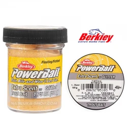 Πάστα Ψαρέματος Πέστροφας Berkley Extra Scent Glitter - Yellow