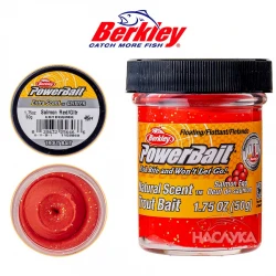 Μαλάγρα Πάστα για ψάρεμα πέστροφα Berkley Extra Scent Glitter, Trout Bait - Salmon Red