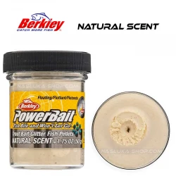 Πάστα Ψαρέματος Πέστροφας Berkley Natural Scent Glitter - Fish Pellets - White